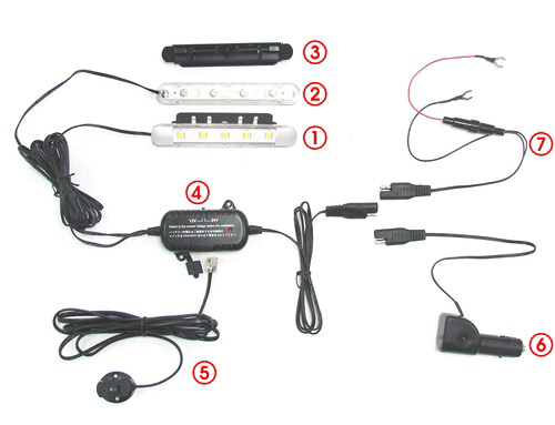 Stanley超白光高亮度hi-power LED汽車晝行燈