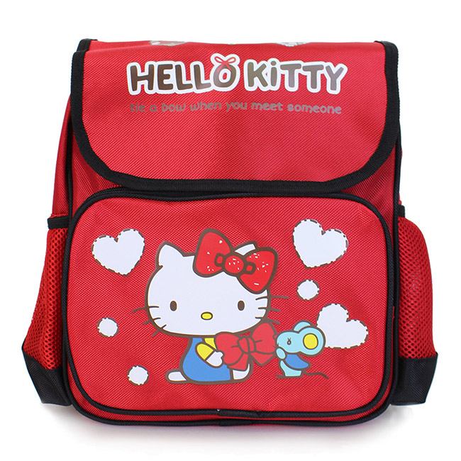 HELLO KITTY 兒童透氣後揹書包