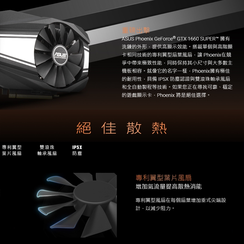 華碩PH-GTX1660S-O6G 顯示卡| GTX 16 系列| Yahoo奇摩購物中心