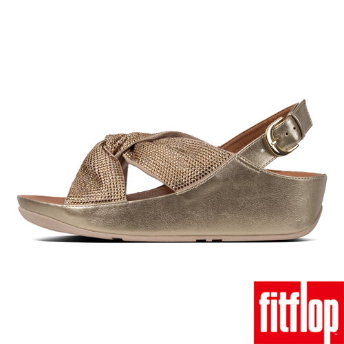 FitFlop TWISS CRYSTAL BACK-STRAP-金鉑色