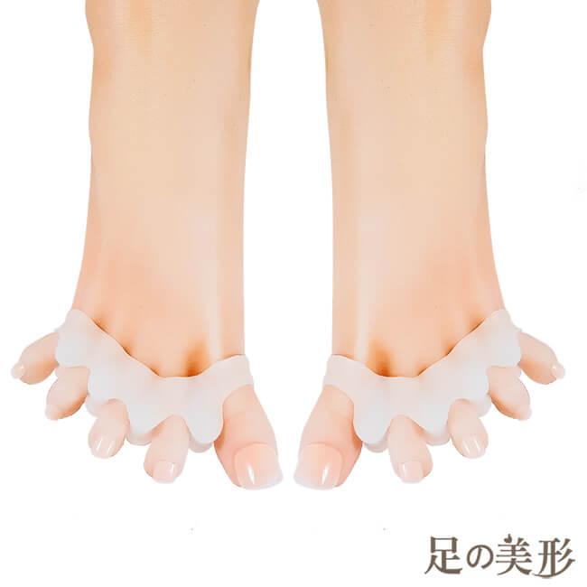 足的美形 頂級矽膠五指分趾套 (2雙)