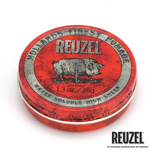 REUZEL Red Pomade紅豬中強水性髮油35g