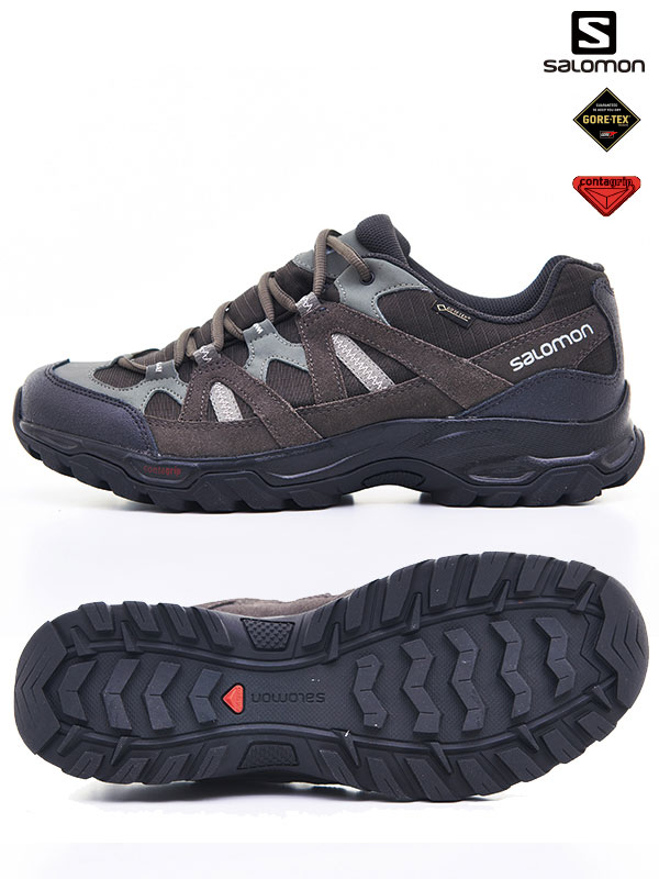 Salomon GORETEX 低筒登山鞋 男 ESCAMBIA 2 灰