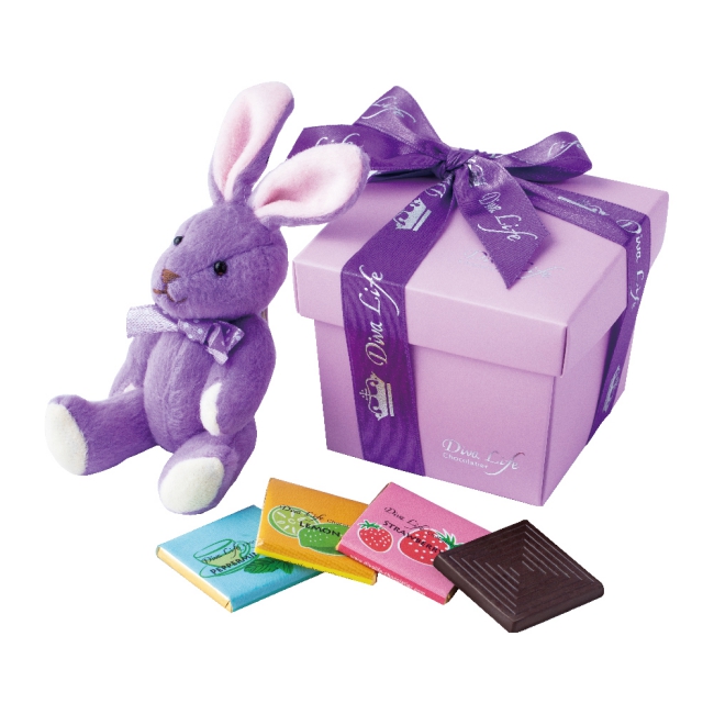 Diva Life 禮物兔(4入比利時巧克力片)兩盒