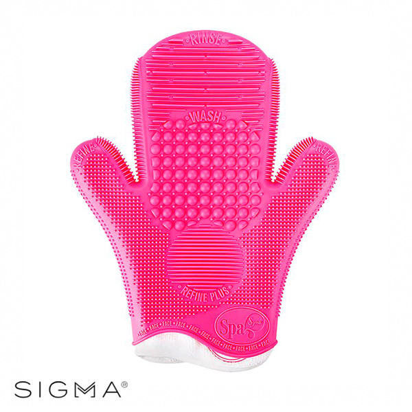 Sigma 2X 刷具清潔手套 2X Brush Cleaning Glove-Pink
