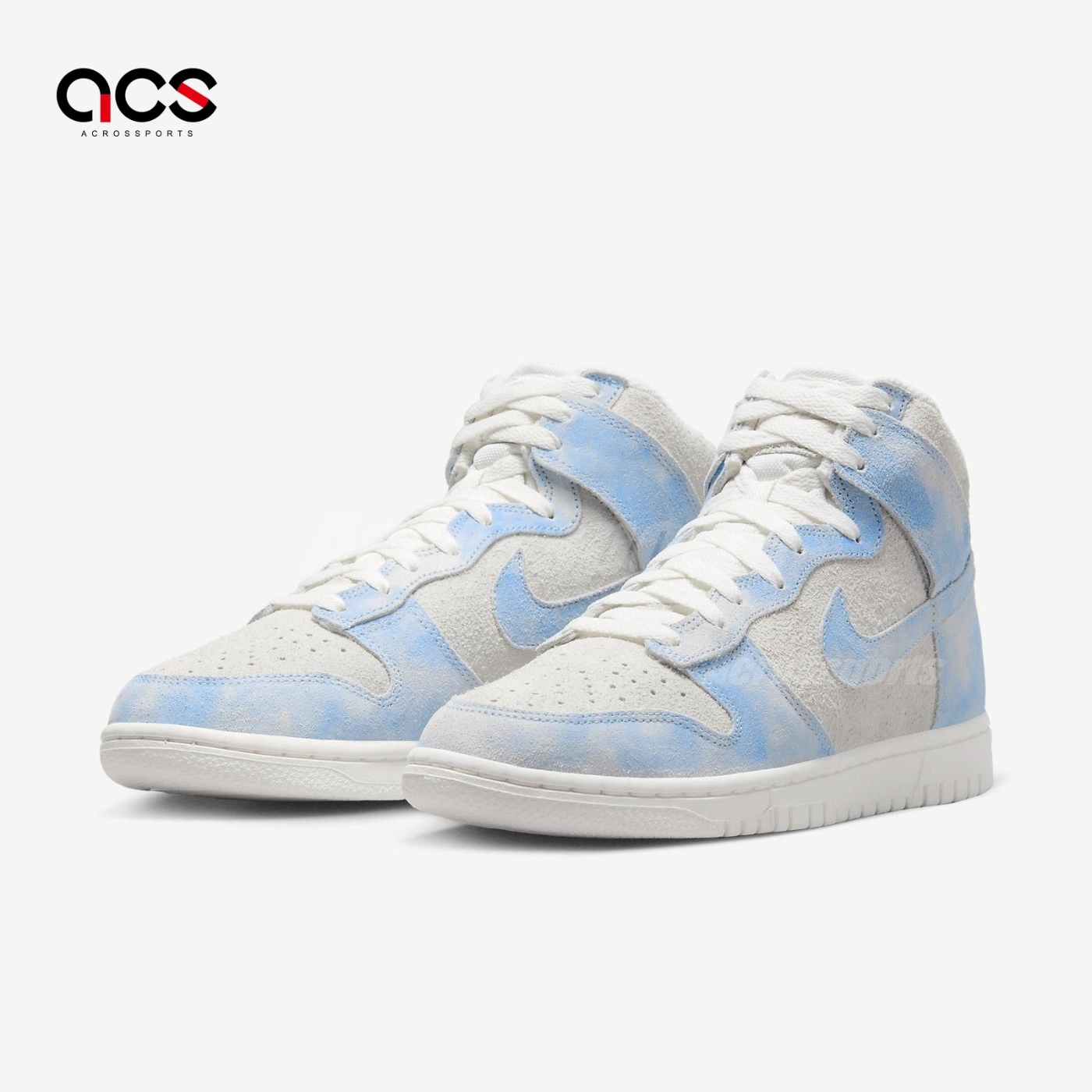 Nike Wmns Dunk High SE 女鞋藍灰麂皮雲朵高筒休閒鞋FD0882-400 | 休閒 