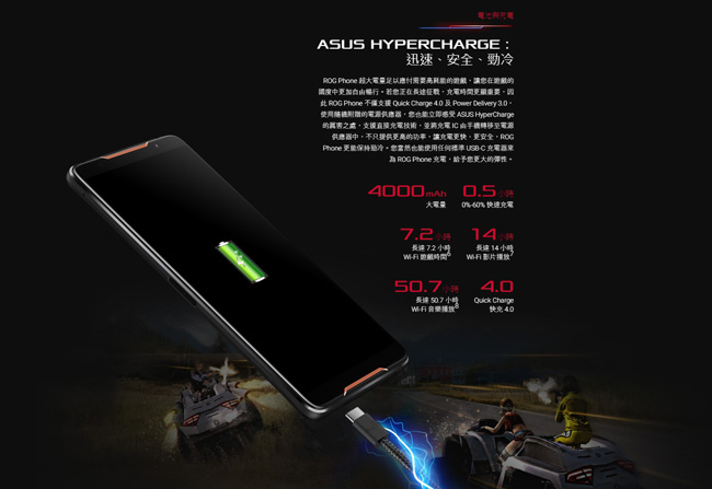 【福利品】ASUS ROG PHONE (8G/128G) 旗艦電競手機