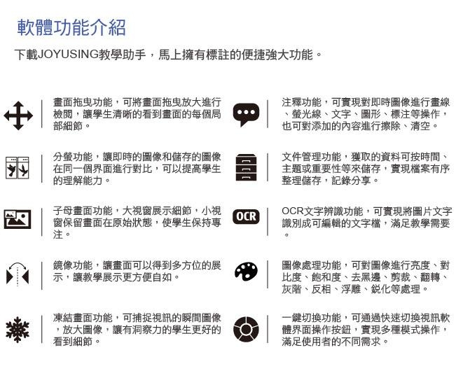 捷視星 V500S USB 800萬 文件實物攝影機