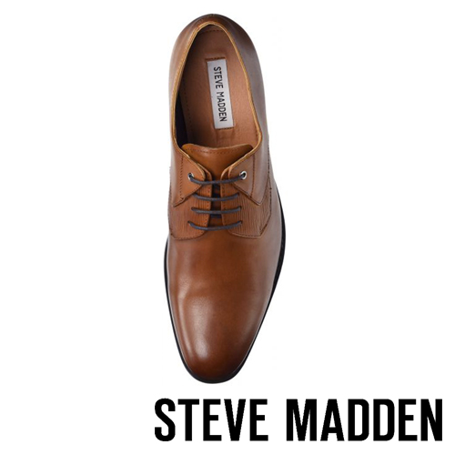 STEVE MADDEN-PLACKS特殊壓紋設計紳士鞋-咖啡