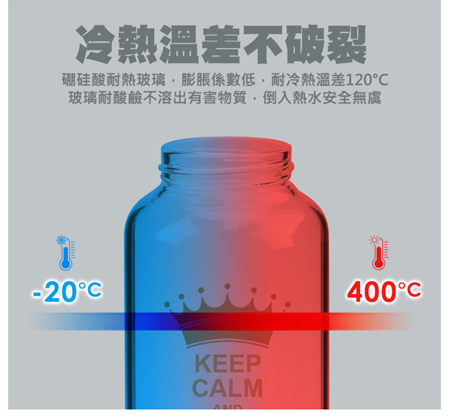 義大利Black Hammer 亨利耐熱玻璃水瓶1050ml (附布套)-三色可選