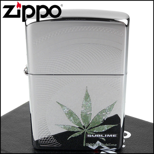 ZIPPO 美系~Sublime-超優合唱團-大麻葉圖案打火機