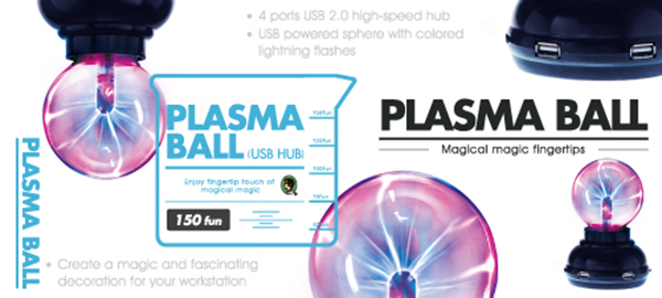 賽先生科學 Plasma 電漿球/靜電球(USB hub功能)