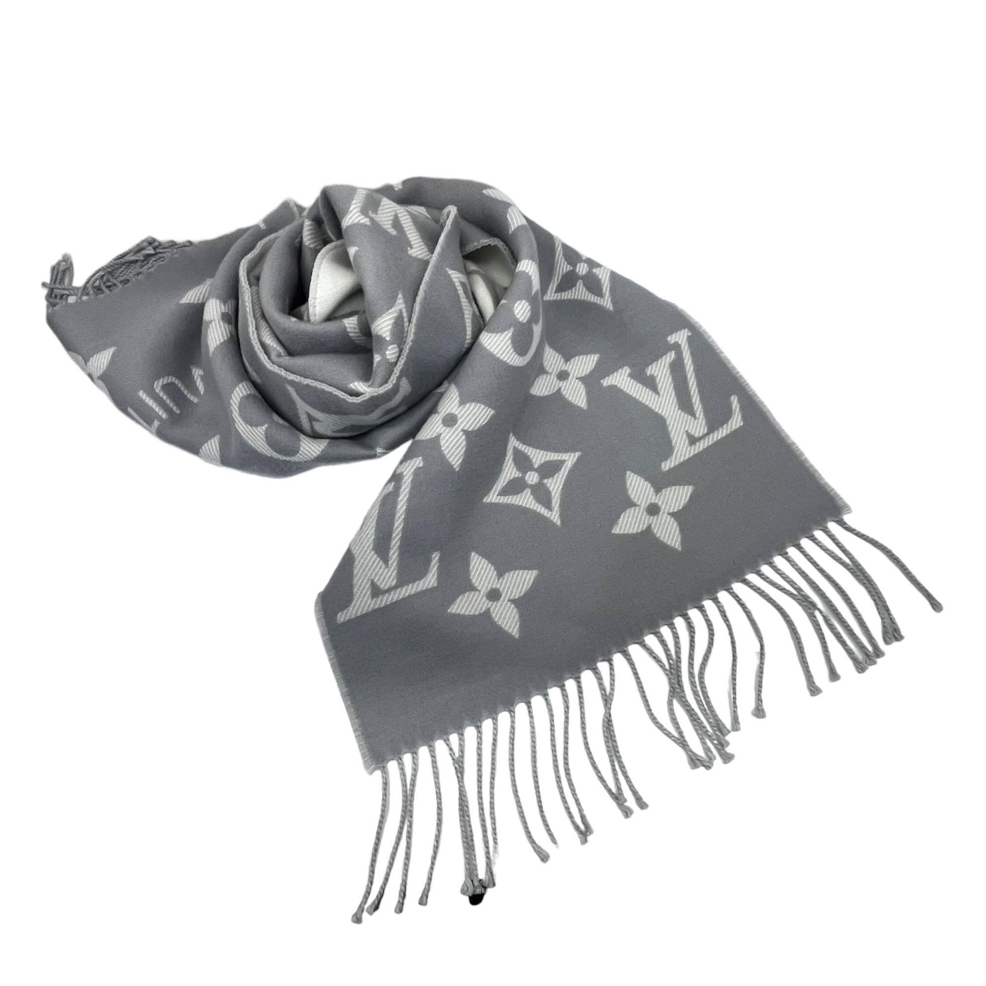 Louis Vuitton MONOGRAM Monogram Wool Logo Scarves (M78526, M70520