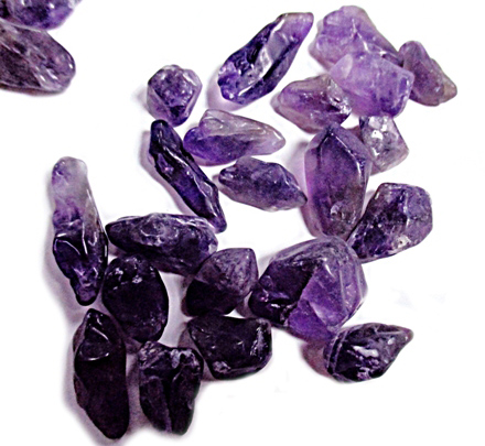 紅運當家 天然開運紫水晶碎石(淨重1000公克．粗顆粒)