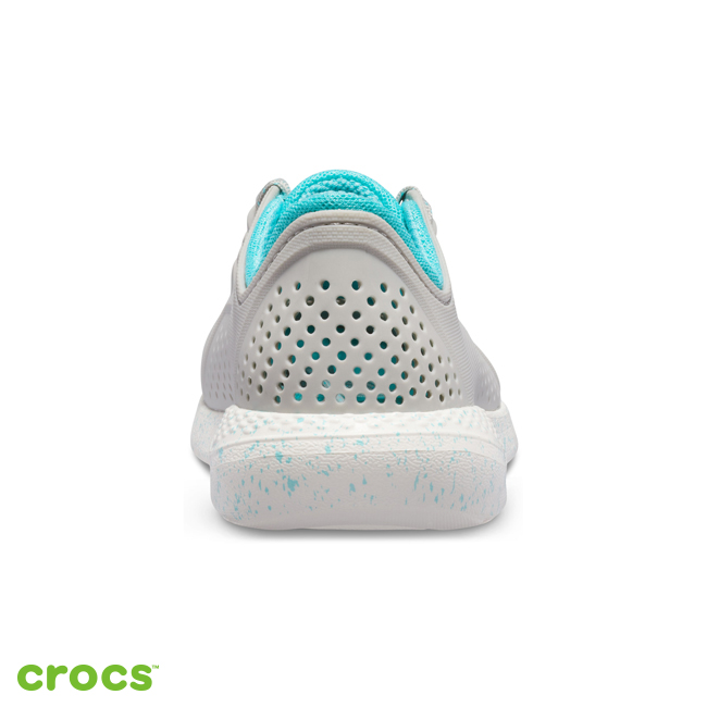 Crocs 卡駱馳 (女鞋) LiteRide潑墨繫帶鞋 206036-115