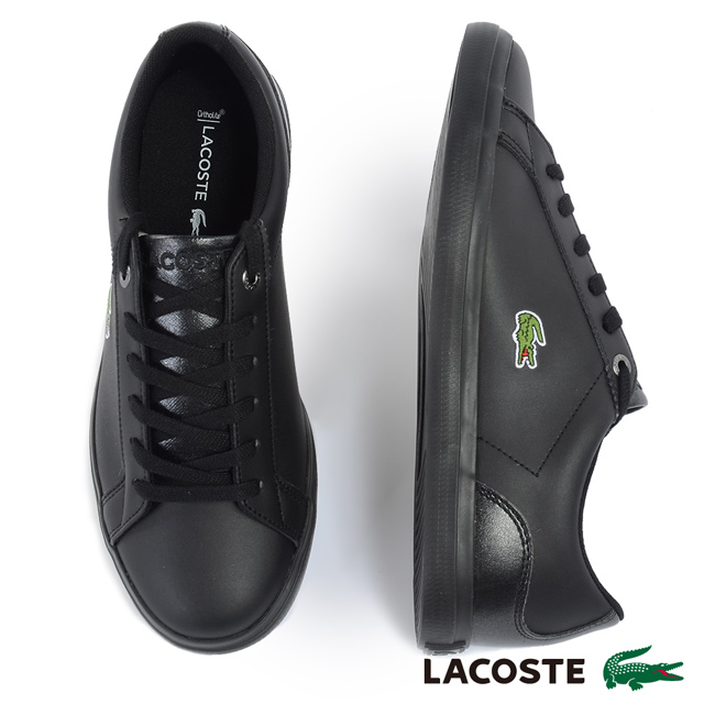 LACOSTE 女用運動休閒鞋-黑色