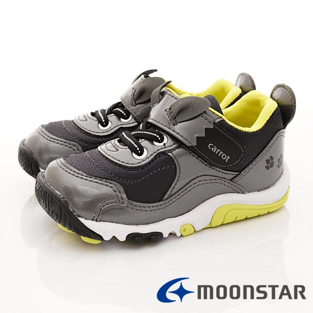 日本Moonstar機能童鞋 速乾公園鞋款 22177灰(中小童段)