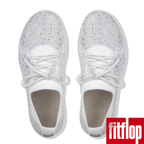 FitFlop F-SPORTY繫帶休閒鞋白色