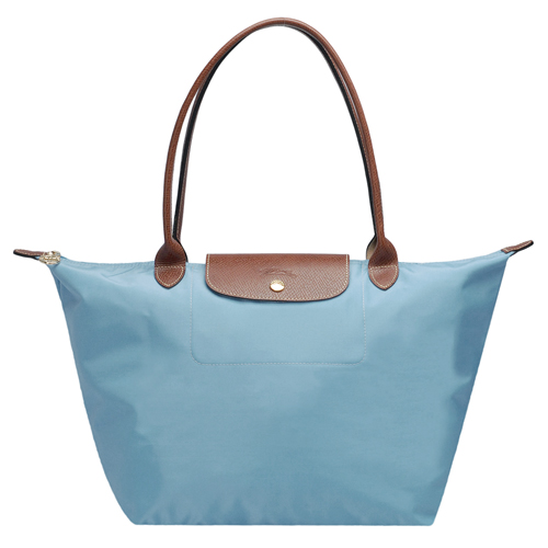 LONGCHAMP 經典 Le Pliage系列摺疊長把水餃包(大-極地色)