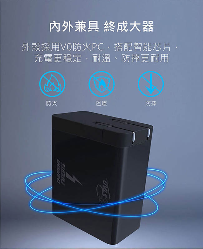 TCSTAR3 PORT USB電源供應器-白 TCP3100