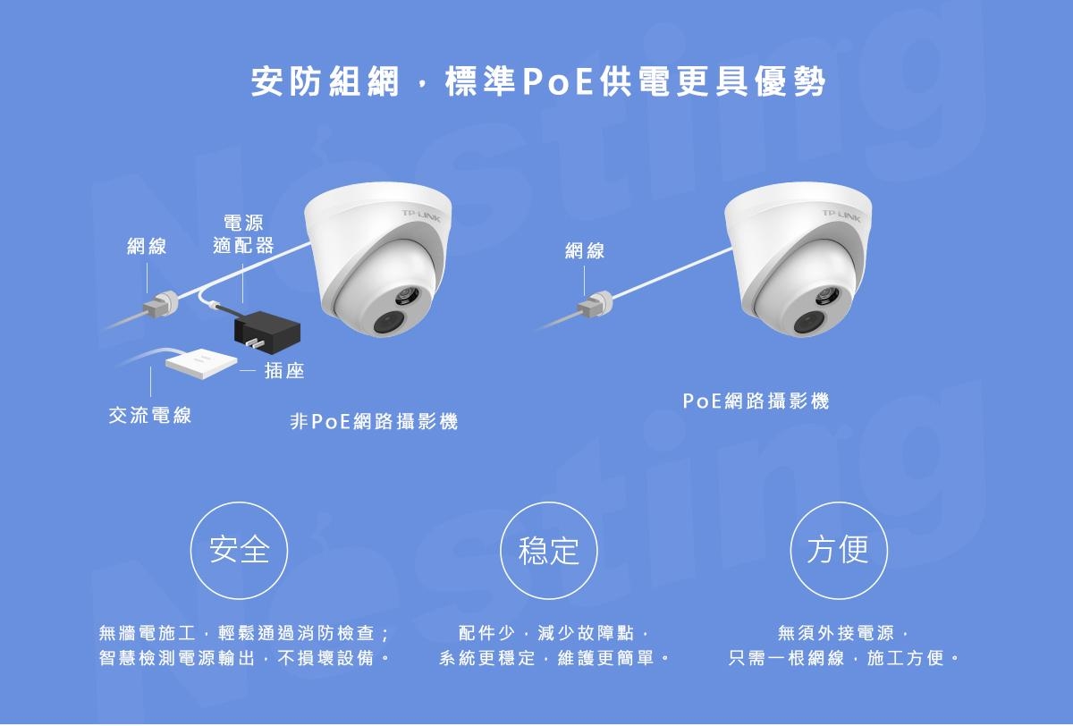 TP-LINK 500萬PoE紅外網路攝影機 TL-IPC453P