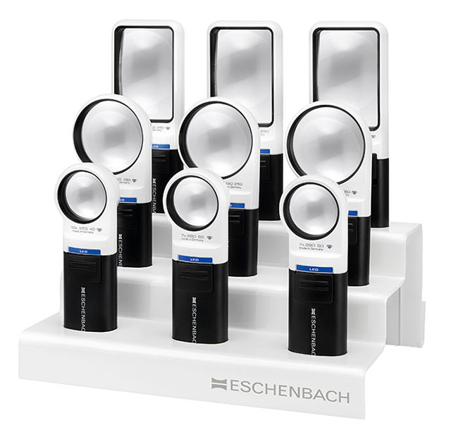 【Eschenbach】4x/16D/60mm 德國製LED手持型非球面放大鏡151141