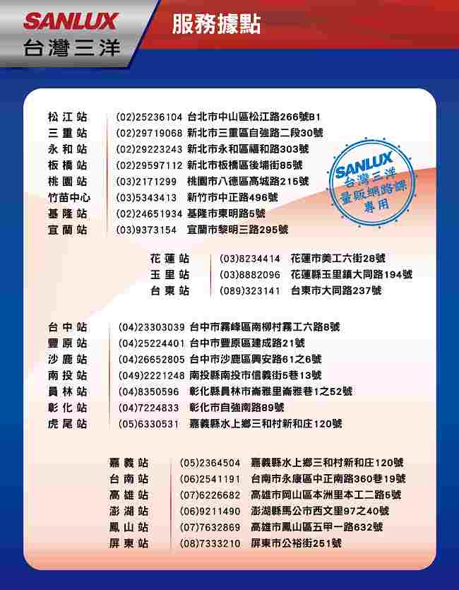 SANLUX台灣三洋10吋 直立式 桌立扇EF-10STA1