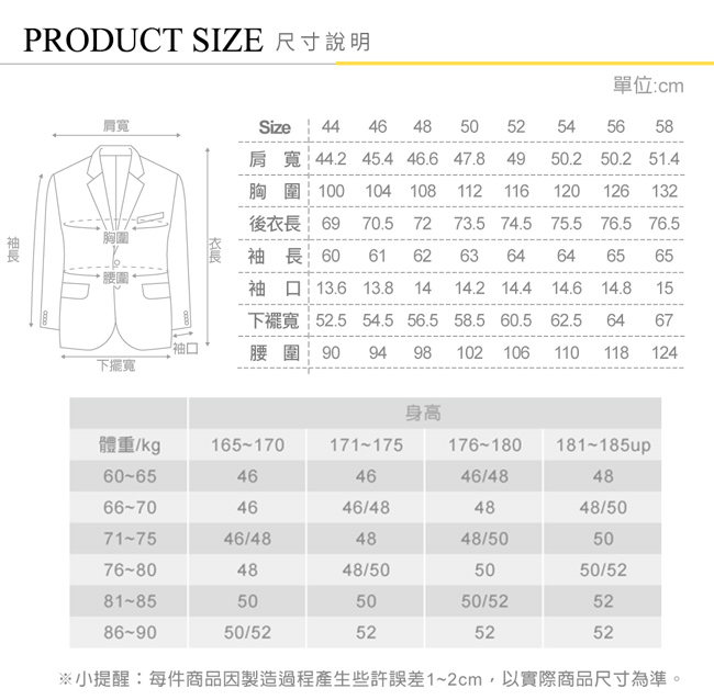 極品西服 修身舒適小劍領毛料西裝外套_深藍條(AS703-3G)