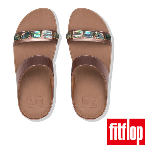 FitFlop SHELLSTONE雙帶涼鞋玫瑰金