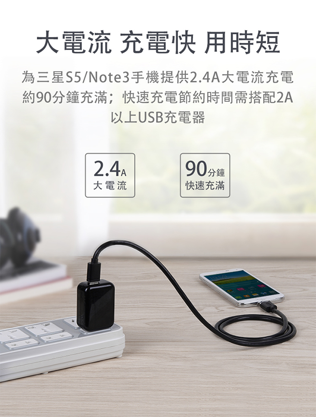 UNITEK USB3.0資料傳輸線(1M)黑色