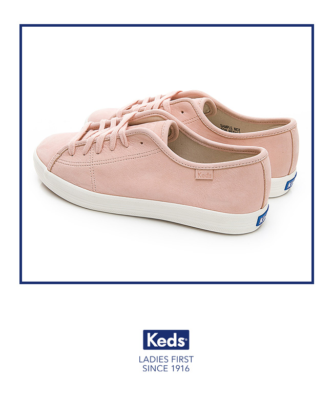 Keds KICKSTART 經典復刻牛巴戈休閒鞋-粉色