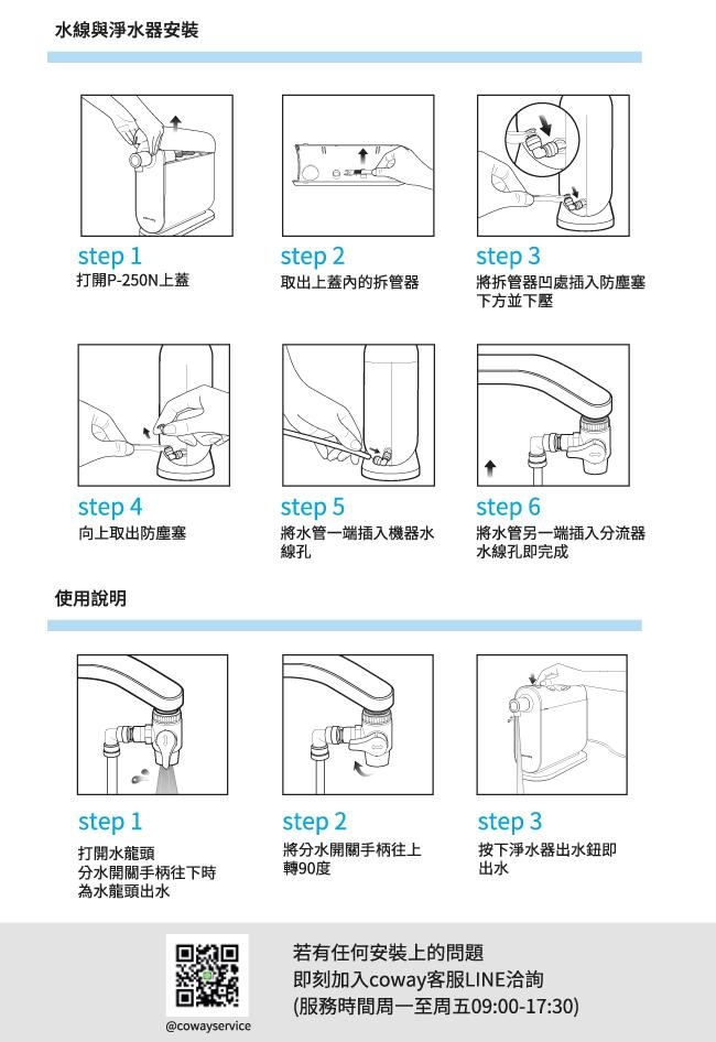 (雙機組)Coway環禦型空氣清淨機AP-1512HH+奈米淨水器P-250N DIY組