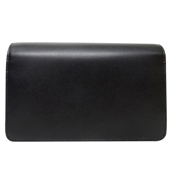 FENDI Bag Bugs系列牛皮怪獸金眼WOC鏈包(黑色)