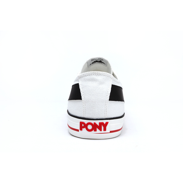 【PONY】Shooter系列經典復古帆布鞋-男-白色