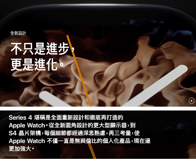 Apple Watch S4 LTE 40mm 不鏽鋼錶殼搭配白色運動型錶帶