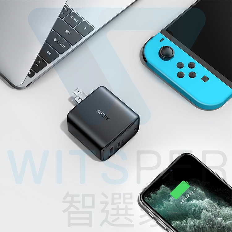 AUKEY GaN Mix 65W 氮化鎵PD快充充電器(PA-B3) | 充電器| Yahoo奇摩