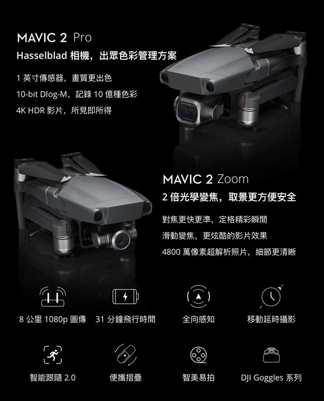 DJI Mavic 2 Pro 專業版空拍機(飛隼公司貨)+空拍課程