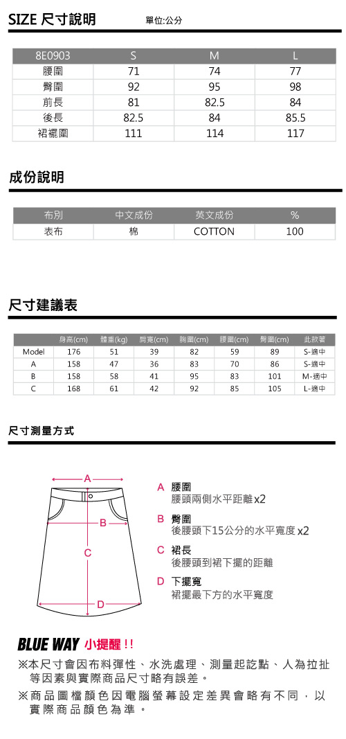 ETBOITE 箱子 BLUE WAY 刷破後開衩牛仔長裙