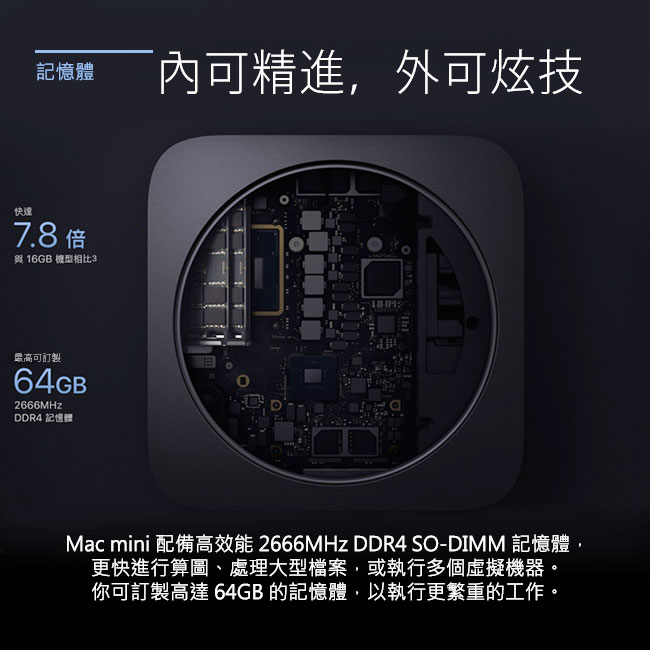 Apple Mac mini i3/8G/128M.2/MacOS(MRTR2TA/A)