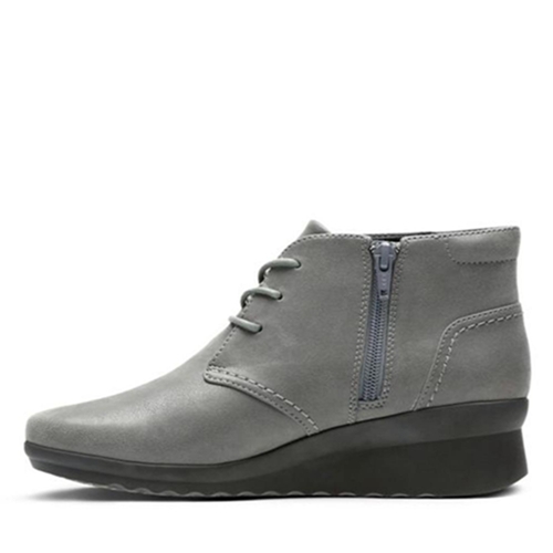 Clarks Caddell Hop 女 休閒靴 灰