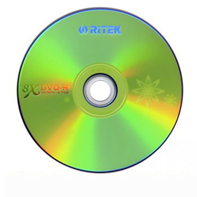 RiTEK錸德8X DVD-R光碟片花語系列 50片布丁桶裝