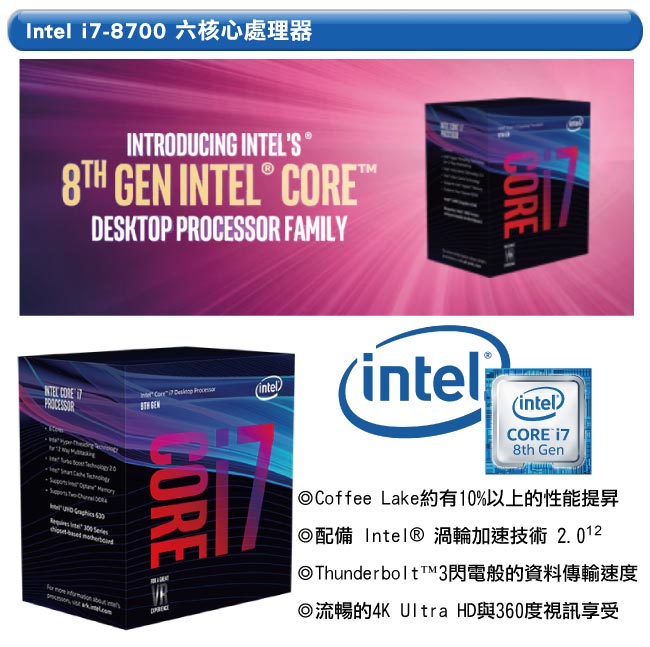 技嘉B360平台[恆星鬥神]i7六核RTX2060獨顯電玩機