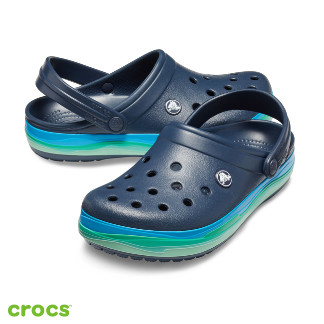 Crocs 卡駱馳 (中性鞋)波浪紋卡駱班 205573-4HQ