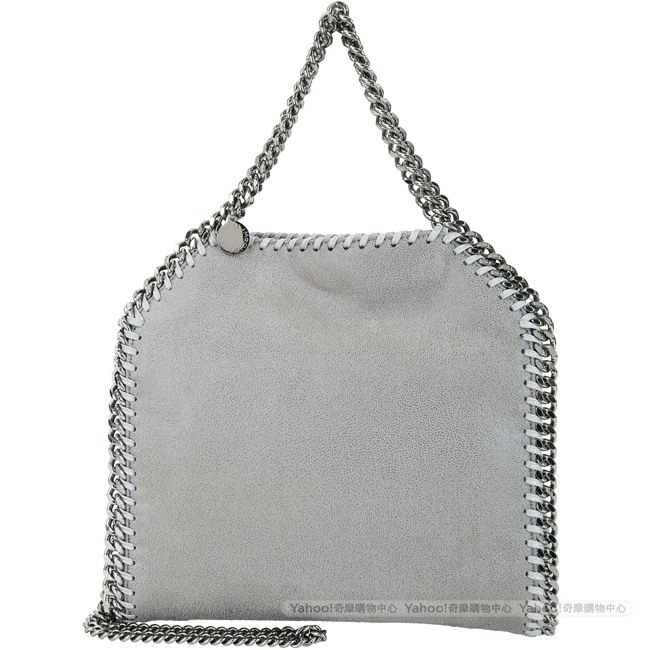 Stella McCartney Falabella Deer 小款 兩用鍊帶包(灰色)