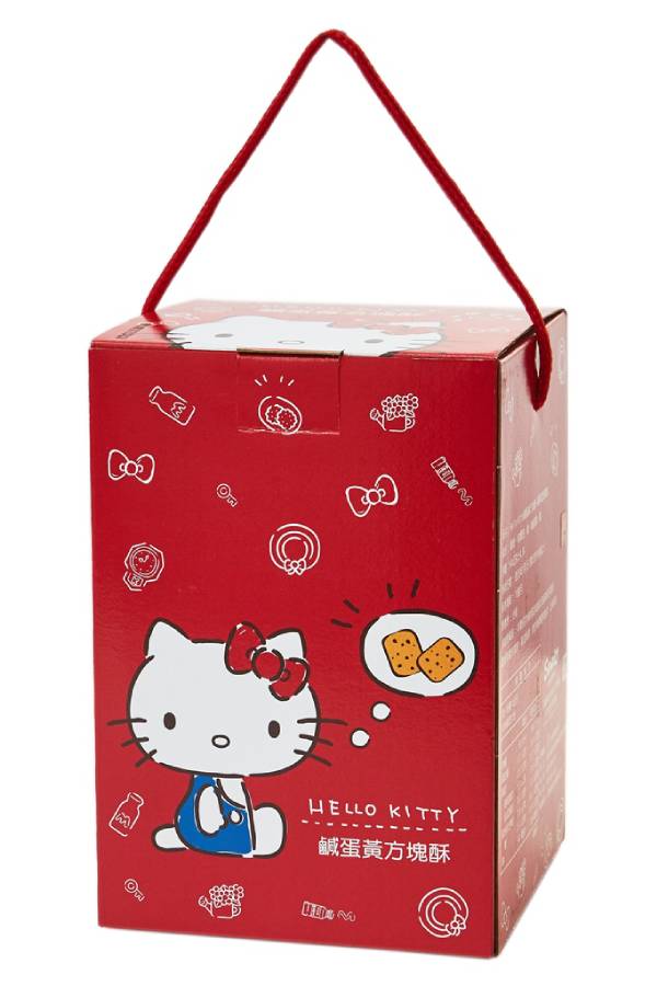 HELLO KITTY 老楊鹹蛋黃方塊酥 蘋果造型禮盒(CAT)