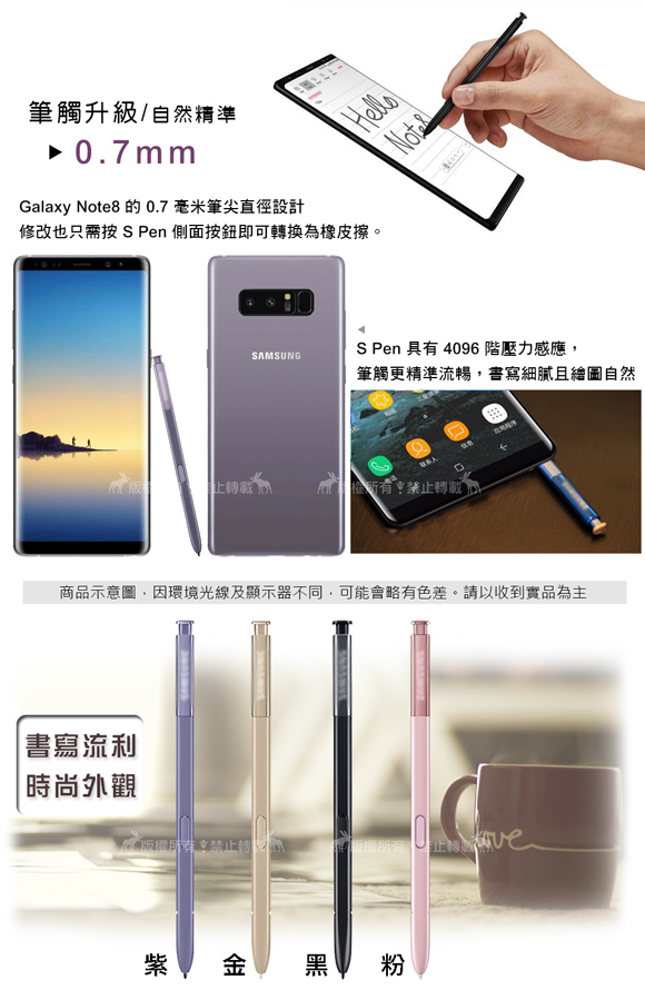 Galaxy Note8 專用觸控筆 S Pen (適用Samsung)