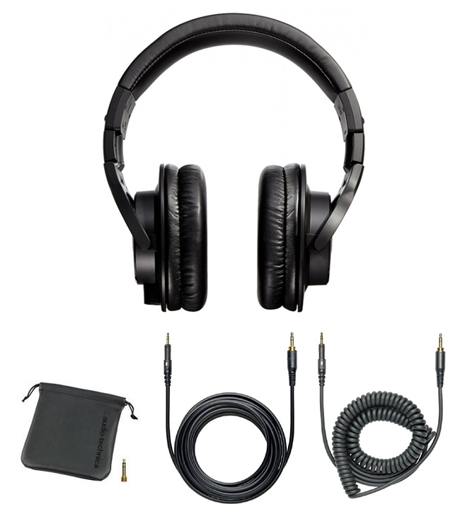 鐵三角 心型指向性電容式USB麥克風 ATR2500USB+專業型監聽耳機 ATHM40x