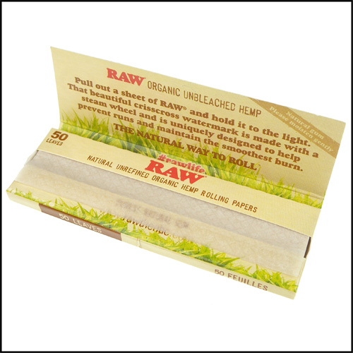 RAW 西班牙進口-ORGANIC HEMP 1 1/4-有機麻天然捲煙紙*3包