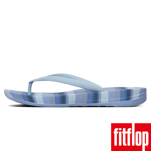 FitFlop IQUSHION FLIP FLOPS STRIPEY-藍