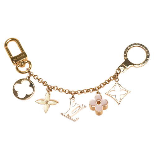 LV M65111 FLEUR DE MONOGRAM金屬吊飾/鑰匙圈(展示品)